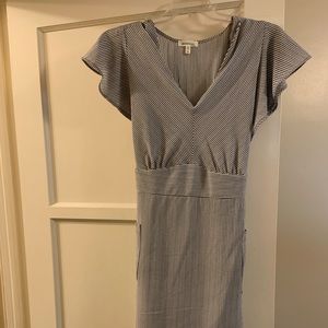 Cute knee length striped dress